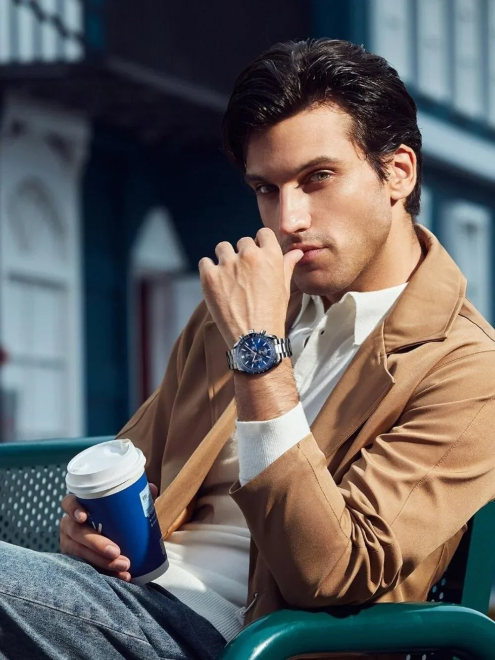 Stylish Men's Analog Quartz Chronograph Watch - Waterproof, Luminous, Casual